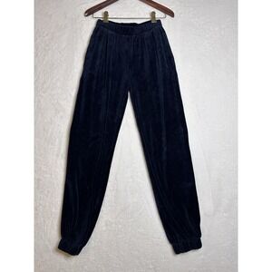 J Galt Shanghai Womens S California Velvet Sweatpants Jogger Pants